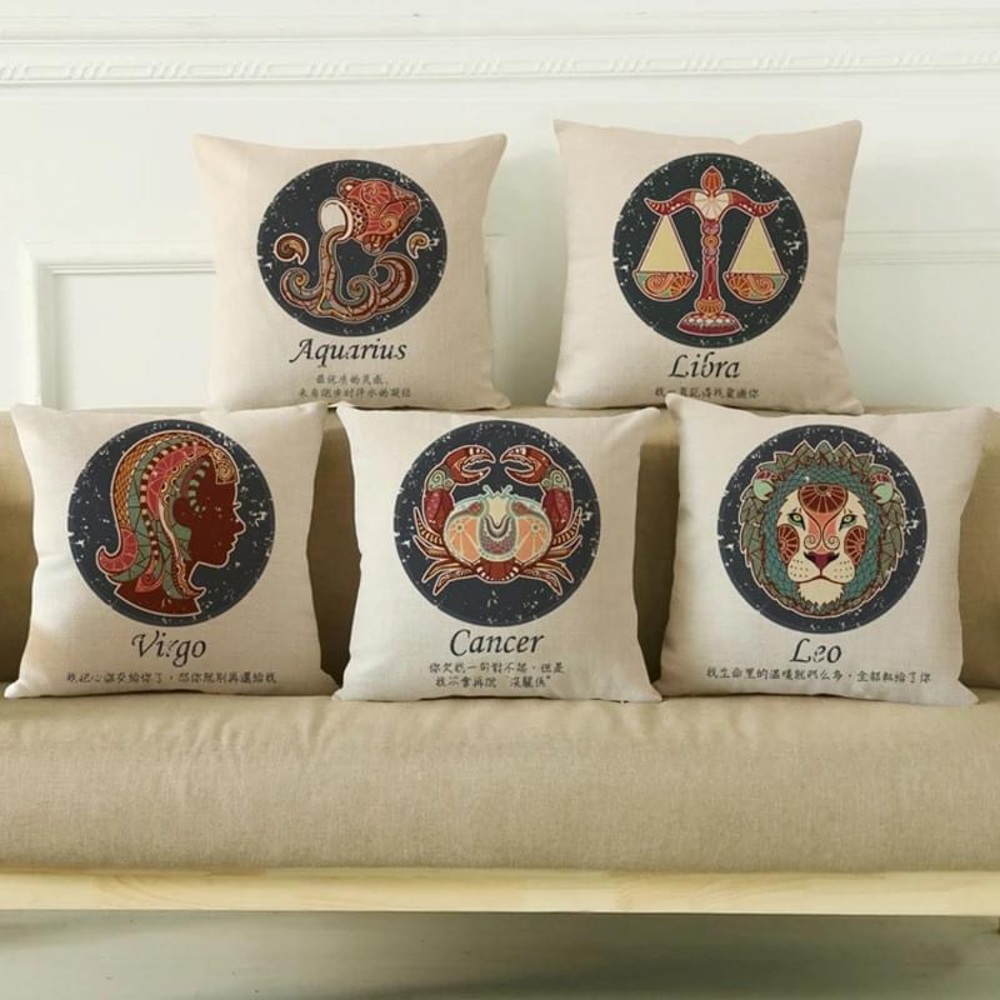 Sold Out Zodiac Throw Pillow Cover Taurus - Picture 2 of 2